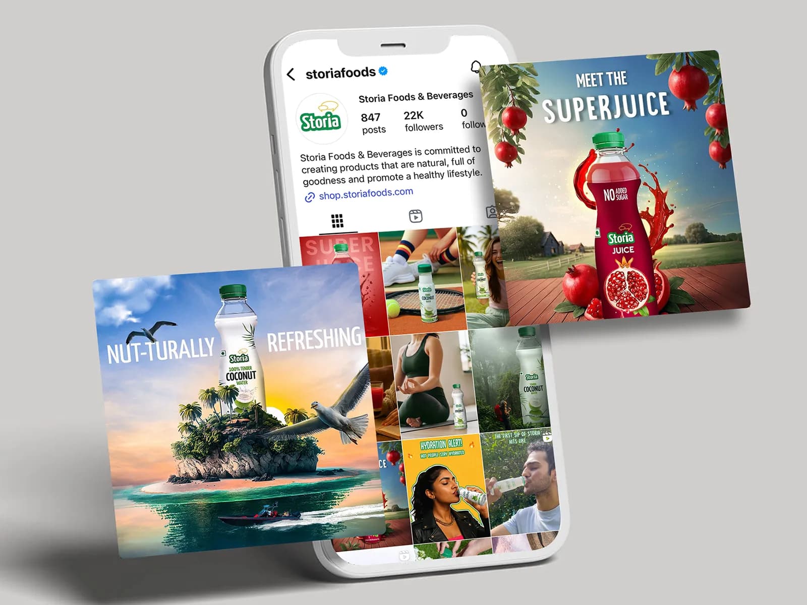 Vama social media content portfolio